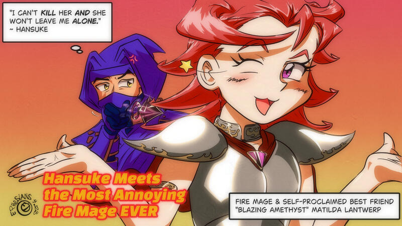 Hansuke Tsukasa and Matilda Lantwerp