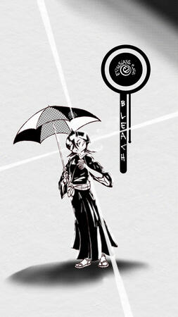 Rukia Black and White